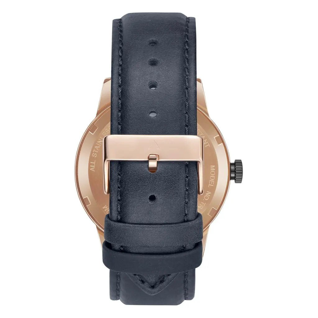 Trnda Men's Rose Gold Stainless Steel Watch, Gray Dial | Tsw43rg by TRNDA