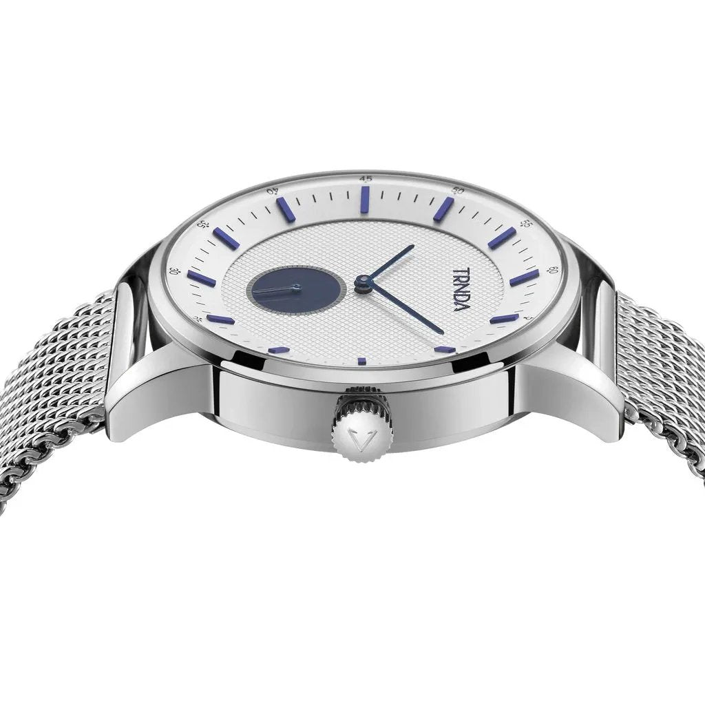 Trnda Men's Stainless Steel Watch, Black Dial | Trnda-Ss43 by TRNDA