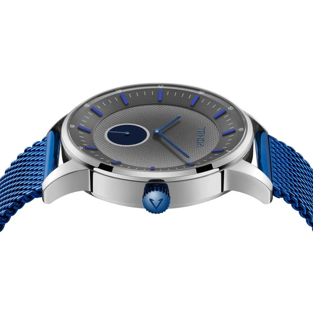 Trnda Men's Stainless Steel Watch, Silver Dial | Trnda43mm by TRNDA