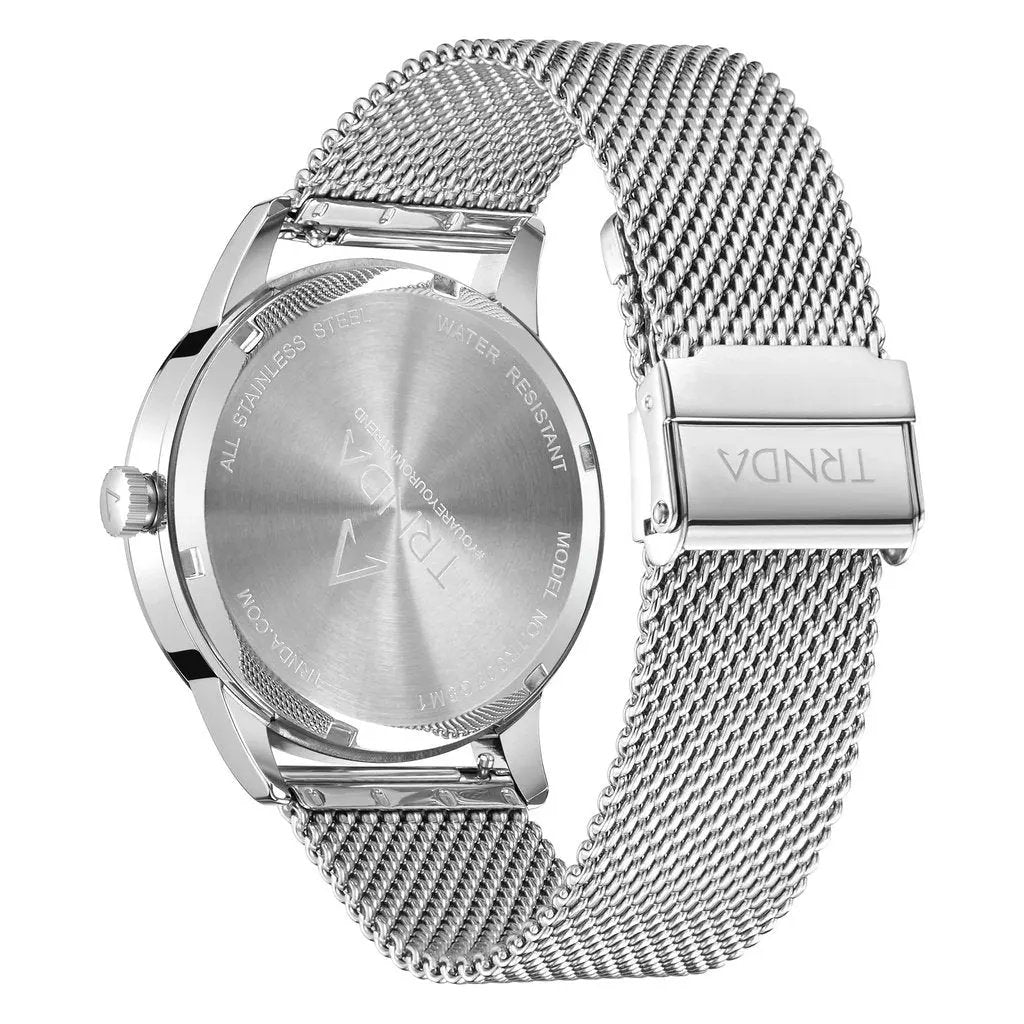Trnda Men's Stainless Steel Watch, Seaweed Green Dial | Trnda43mm by TRNDA