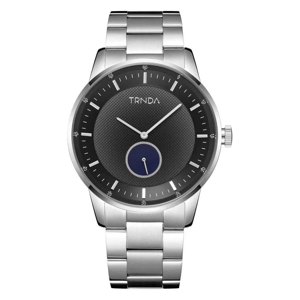 Trnda Men's Stainless Steel Watch, Gray Dial | Trn-Ss43gd by TRNDA