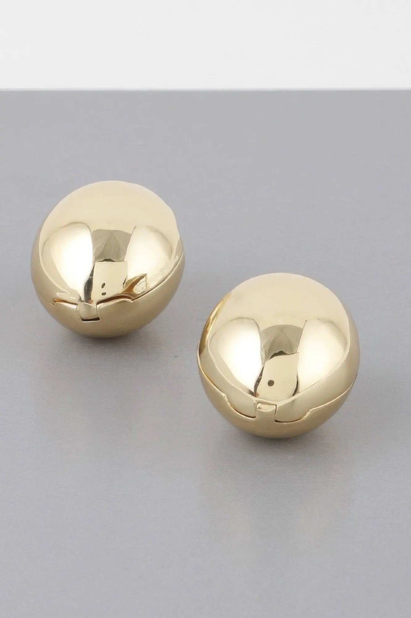 TRIBECA Empty Shell Clasp Earrings: NYFW BYMANYC ® New York by BYMANYC ® New York
