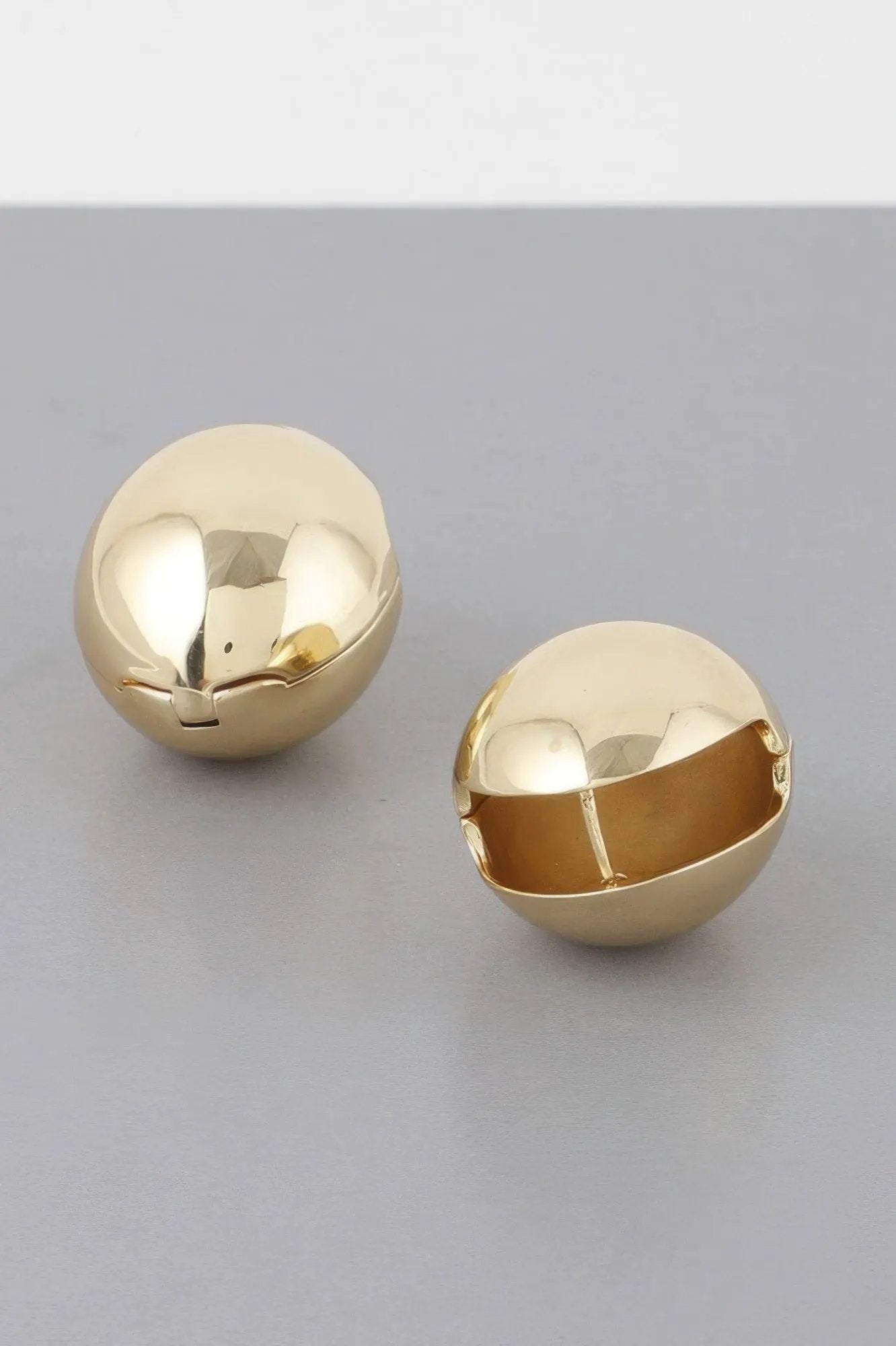 TRIBECA Empty Shell Clasp Earrings: NYFW BYMANYC ® New York by BYMANYC ® New York