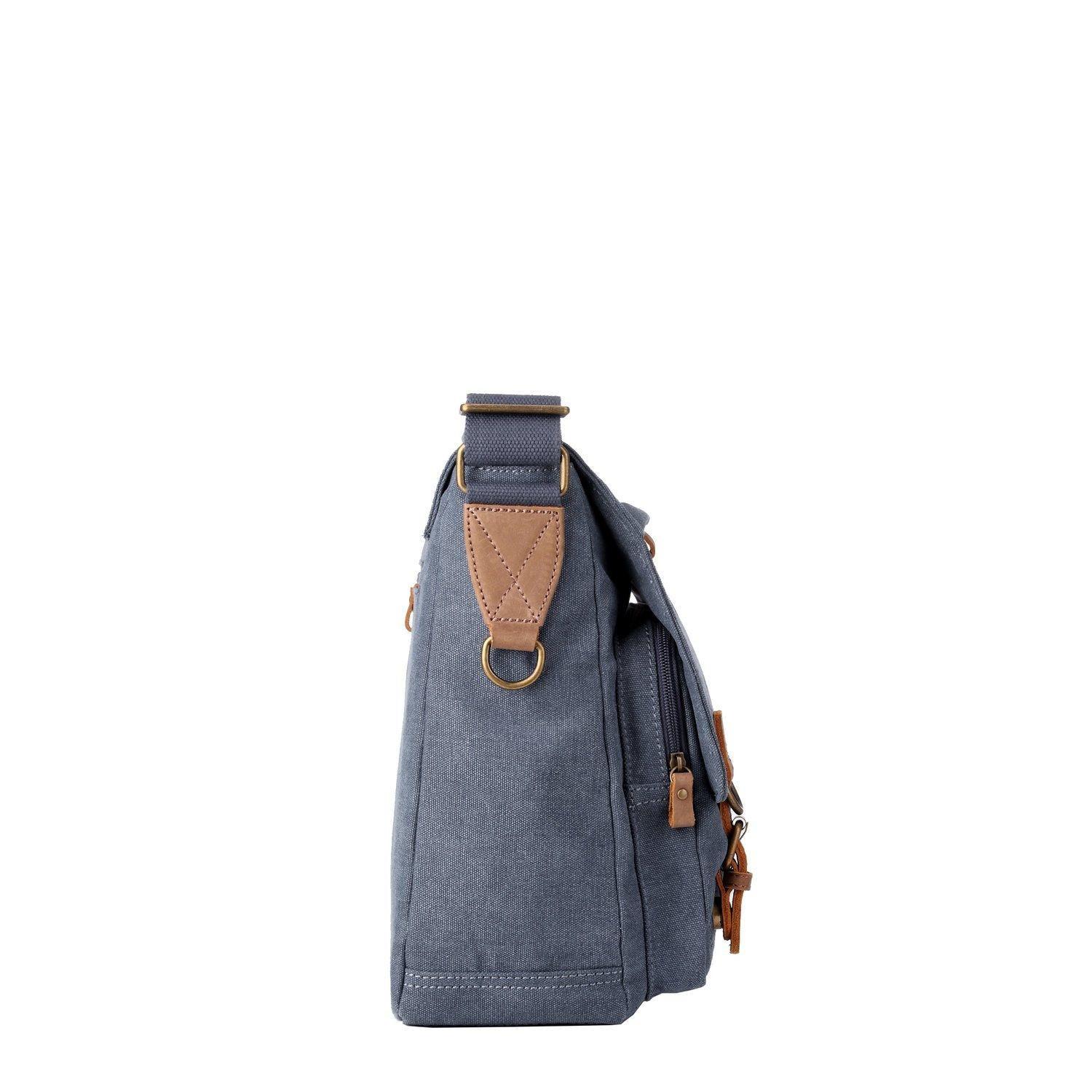 Canvas Laptop Messenger Bag | TRP0207 by Troop London