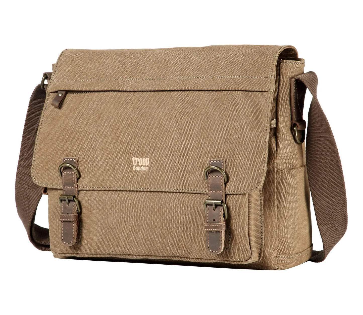 Canvas Laptop Messenger Bag | TRP0207 by Troop London