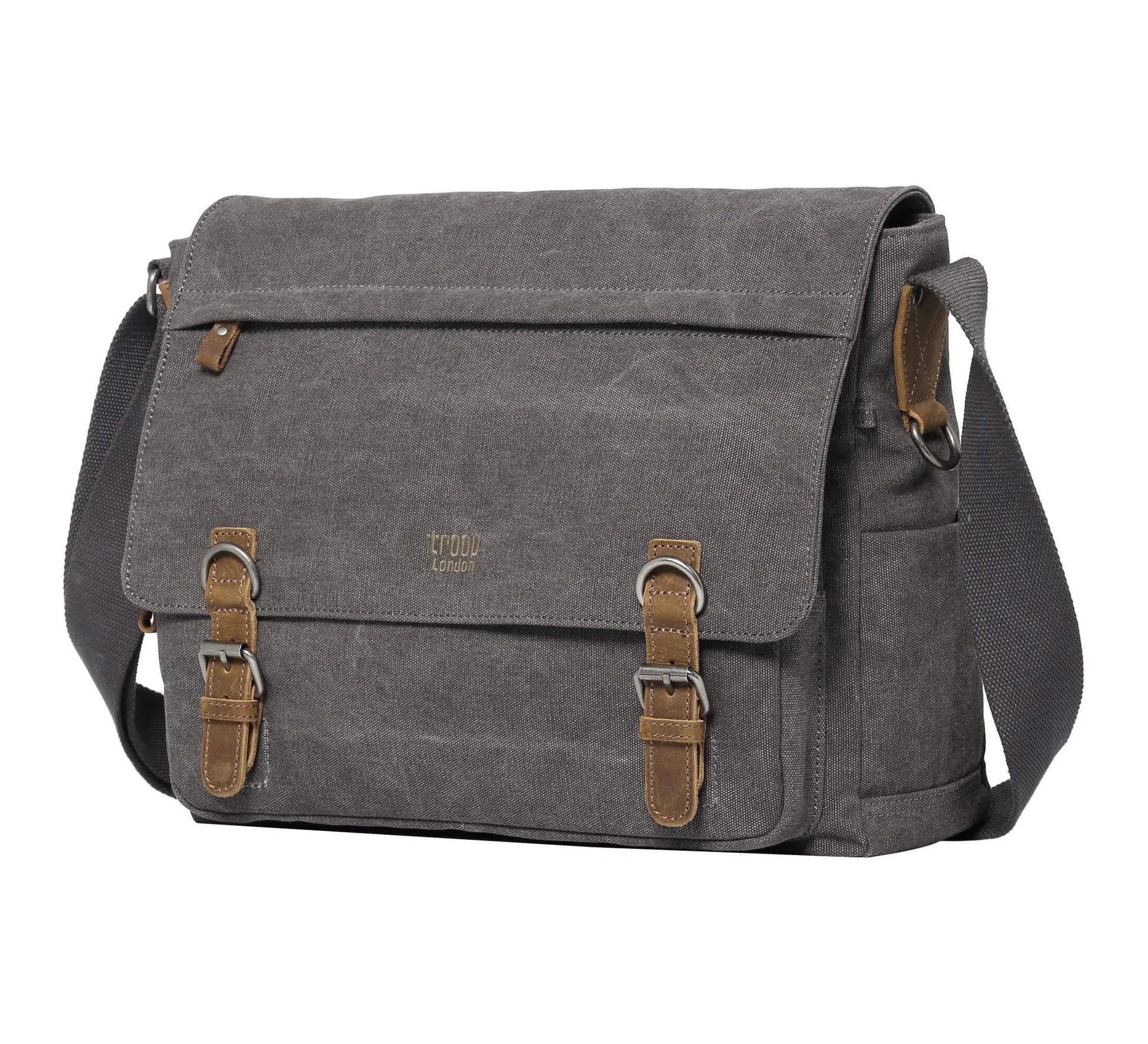 Canvas Laptop Messenger Bag | TRP0207 by Troop London