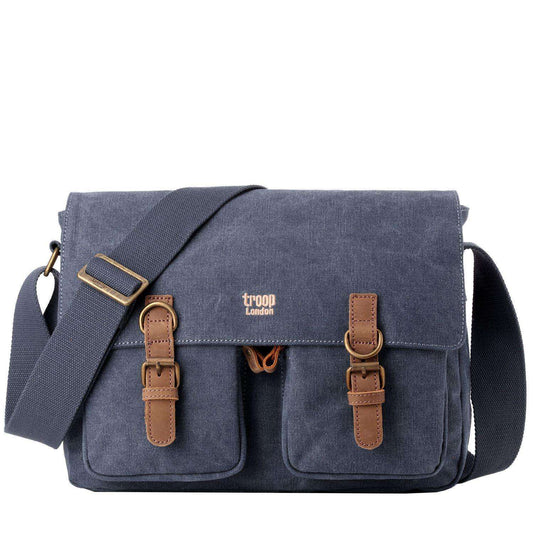 Classic Canvas Messenger Bag | TRP0210 by Troop London