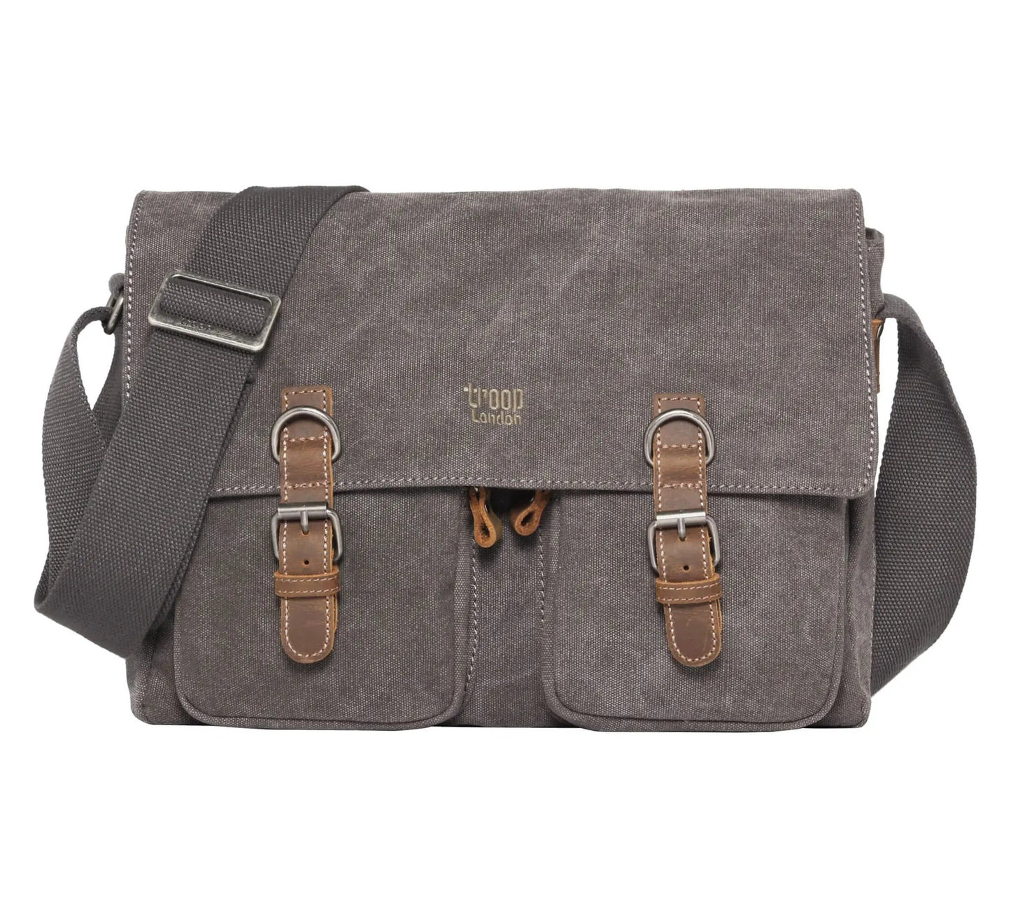 Classic Canvas Messenger Bag | TRP0210 by Troop London