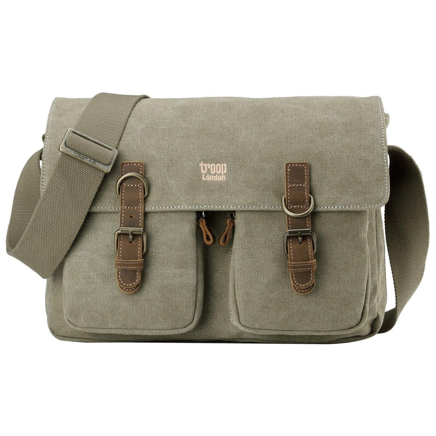 Classic Canvas Messenger Bag | TRP0210 by Troop London