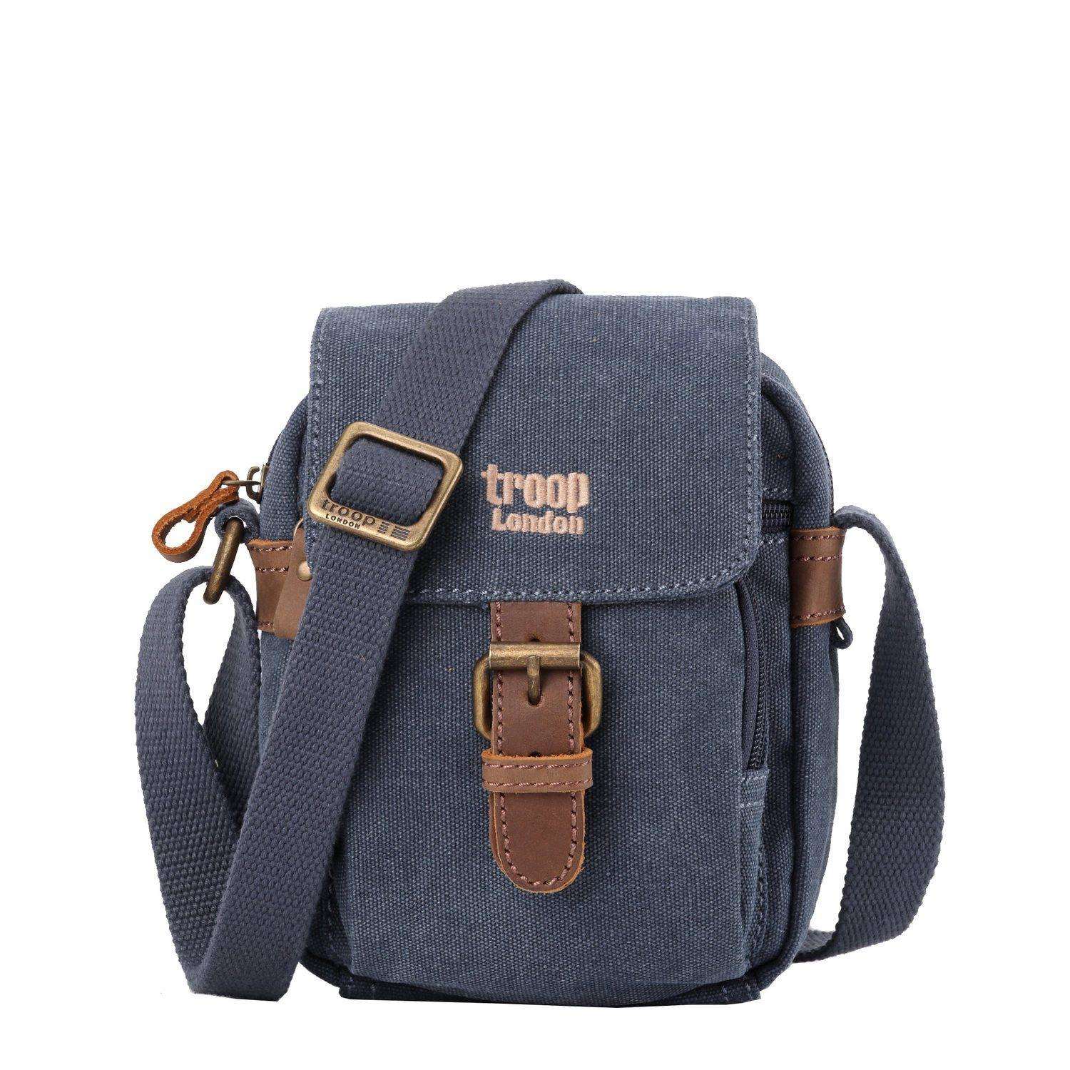 Mini Canvas Across Body Bag | TRP0213 by Troop London