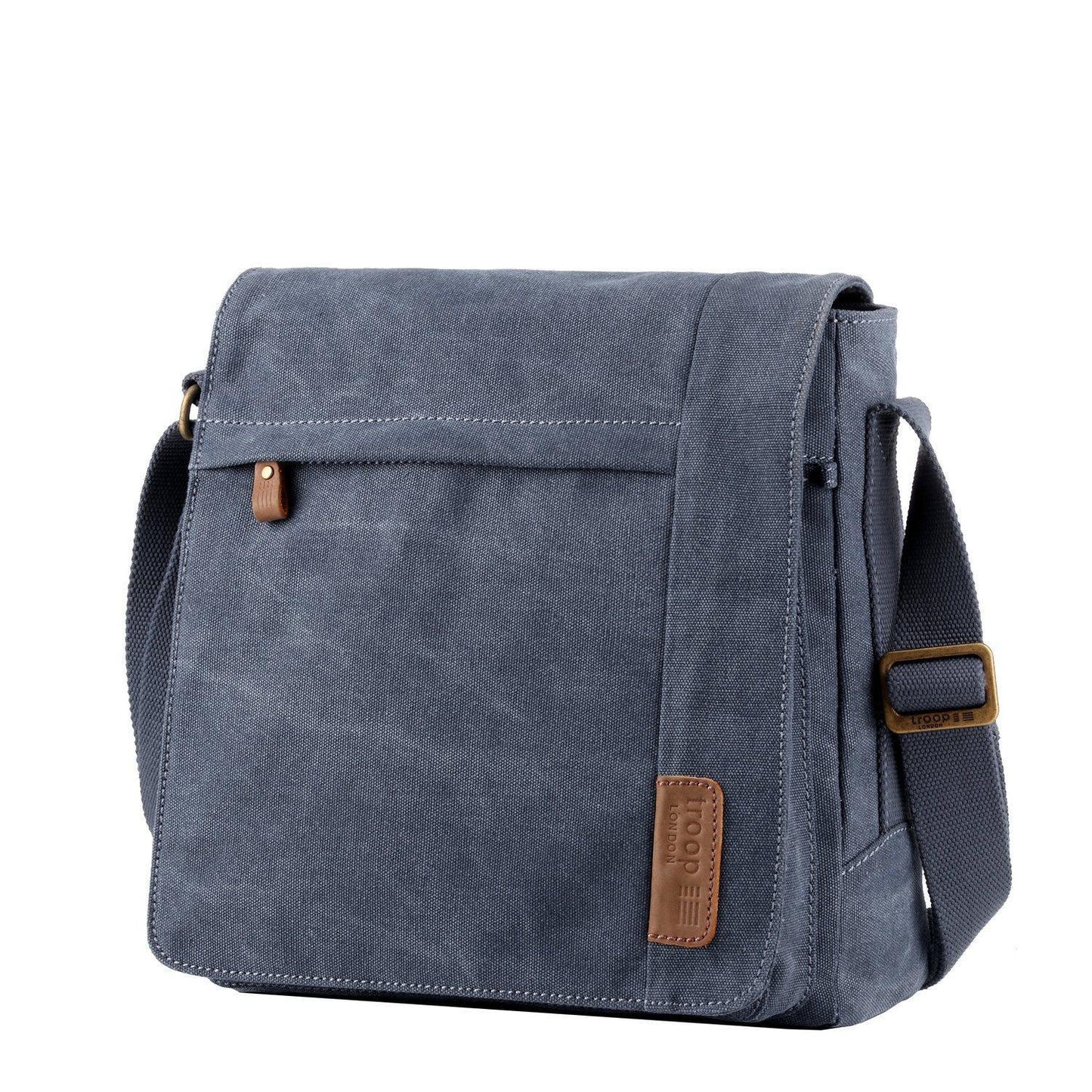 Large Canvas Flap Across Body Bag | TRP0219 by Troop London