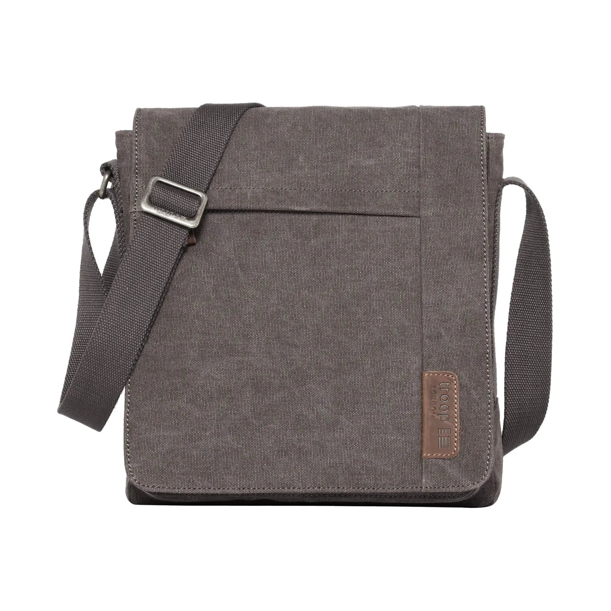 Large Canvas Flap Across Body Bag | TRP0219 by Troop London