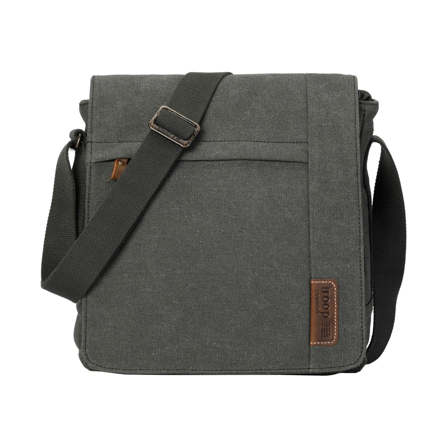 Large Canvas Flap Across Body Bag | TRP0219 by Troop London