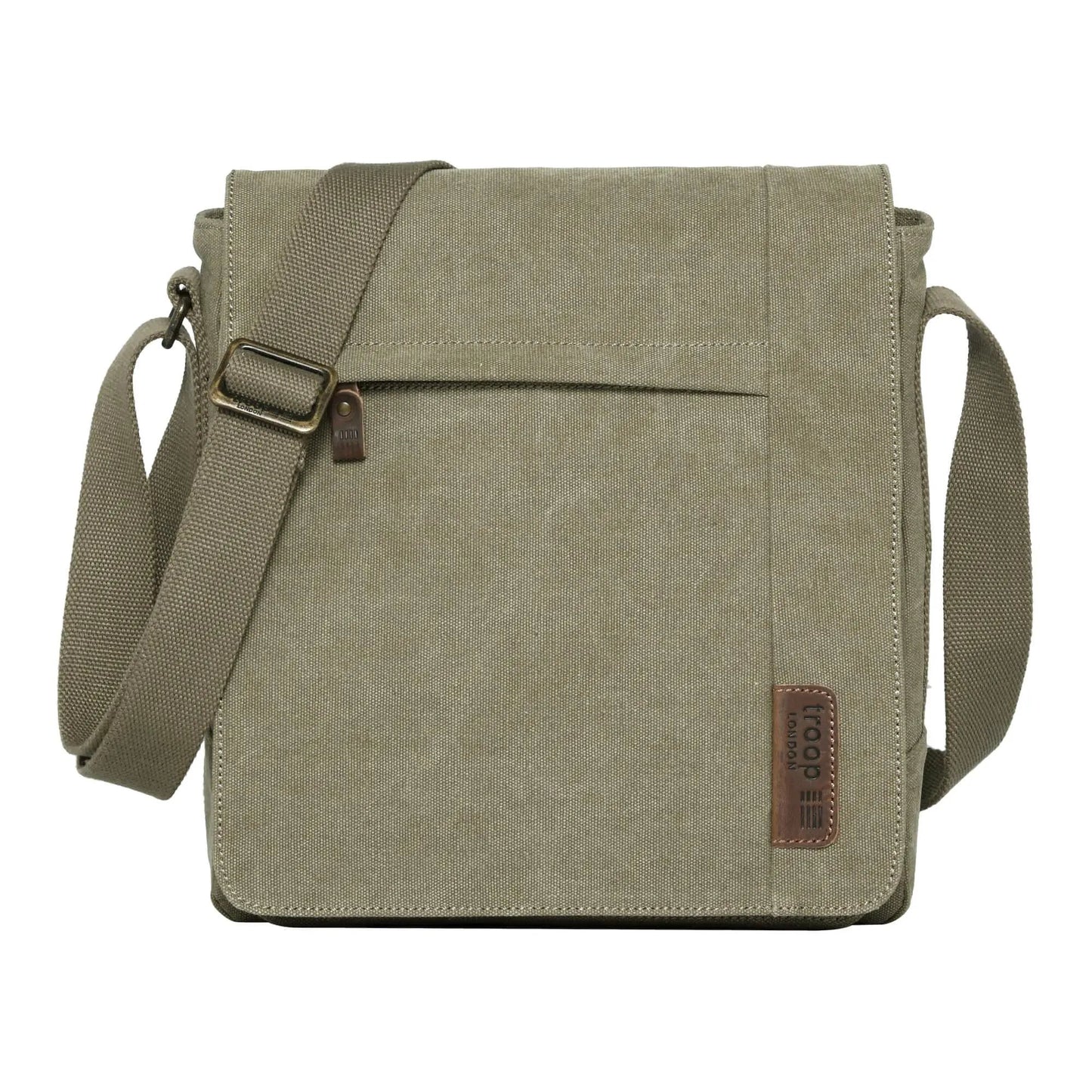 Large Canvas Flap Across Body Bag | TRP0219 by Troop London