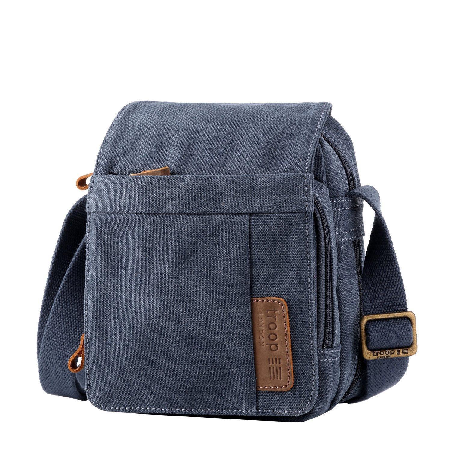 Canvas Across Body Bag with Organiser | TRP0220 by Troop London