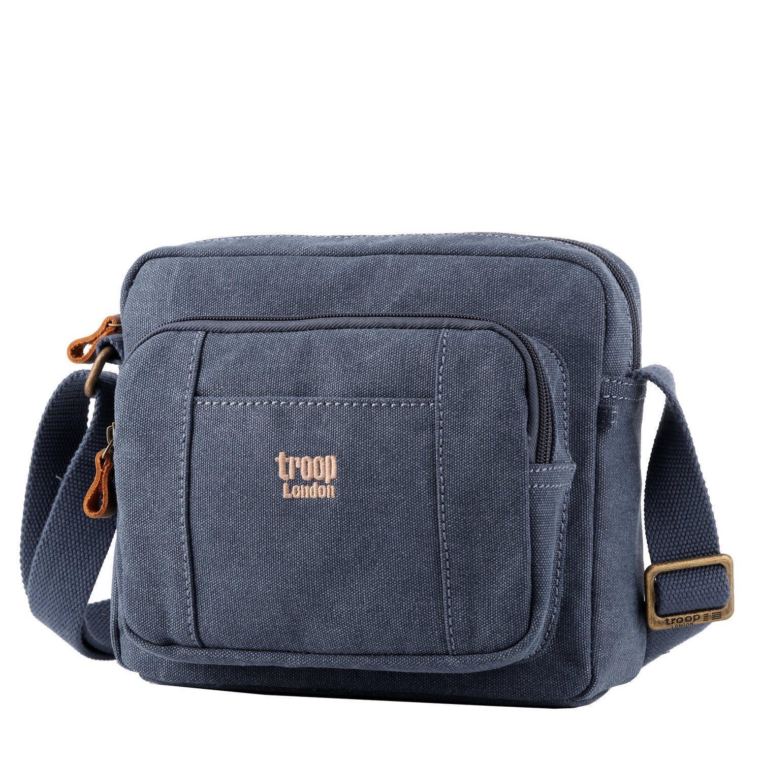 Lightweight Canvas Across Body Bag | TRP0235 by Troop London