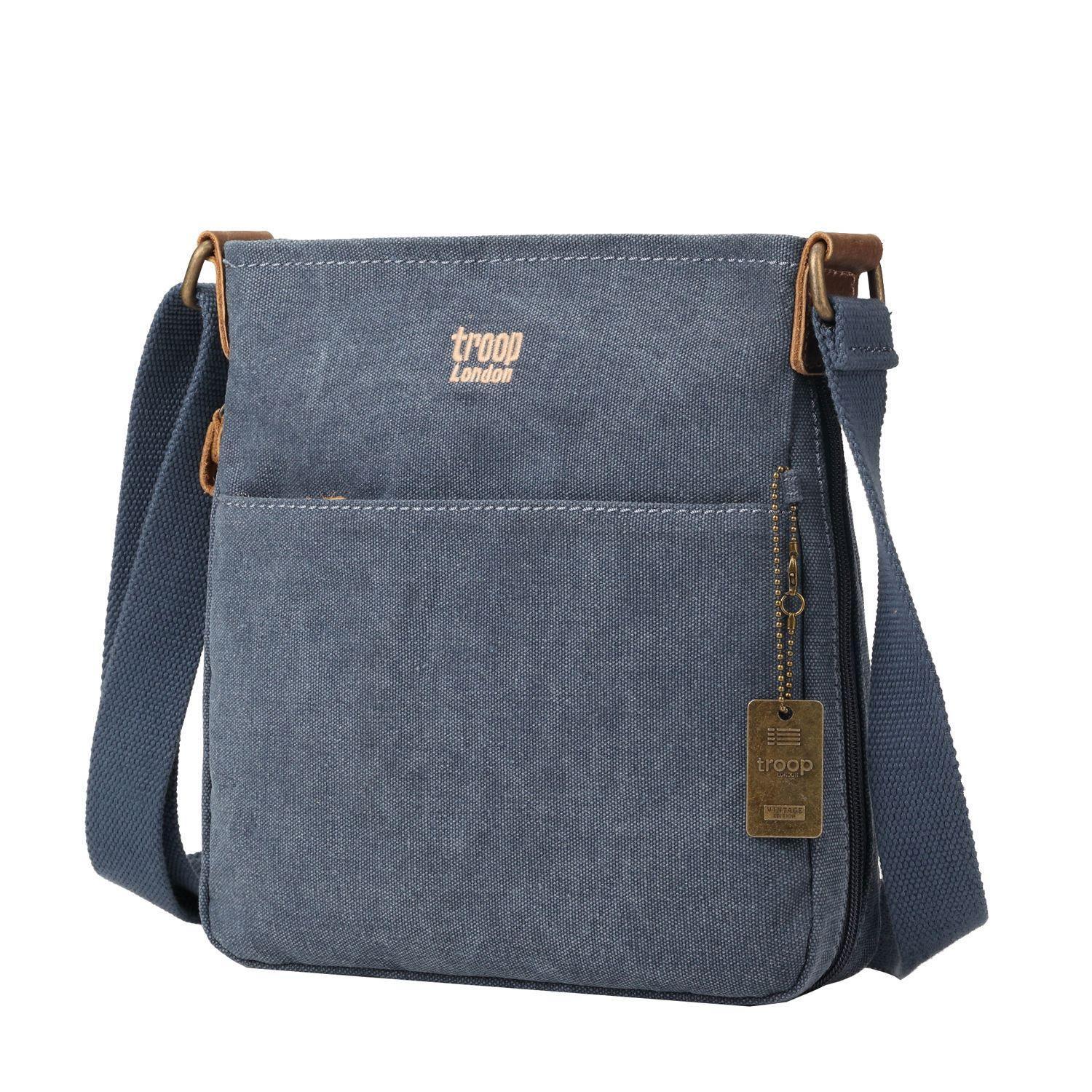 Classic Canvas Across Body Bag | TRP0237 by Troop London