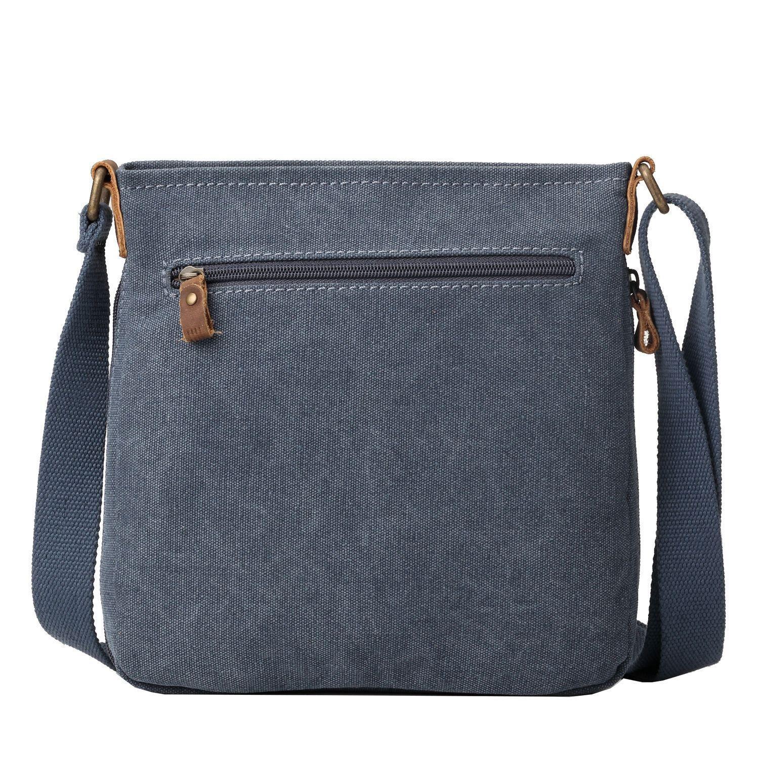 Classic Canvas Across Body Bag | TRP0237 by Troop London