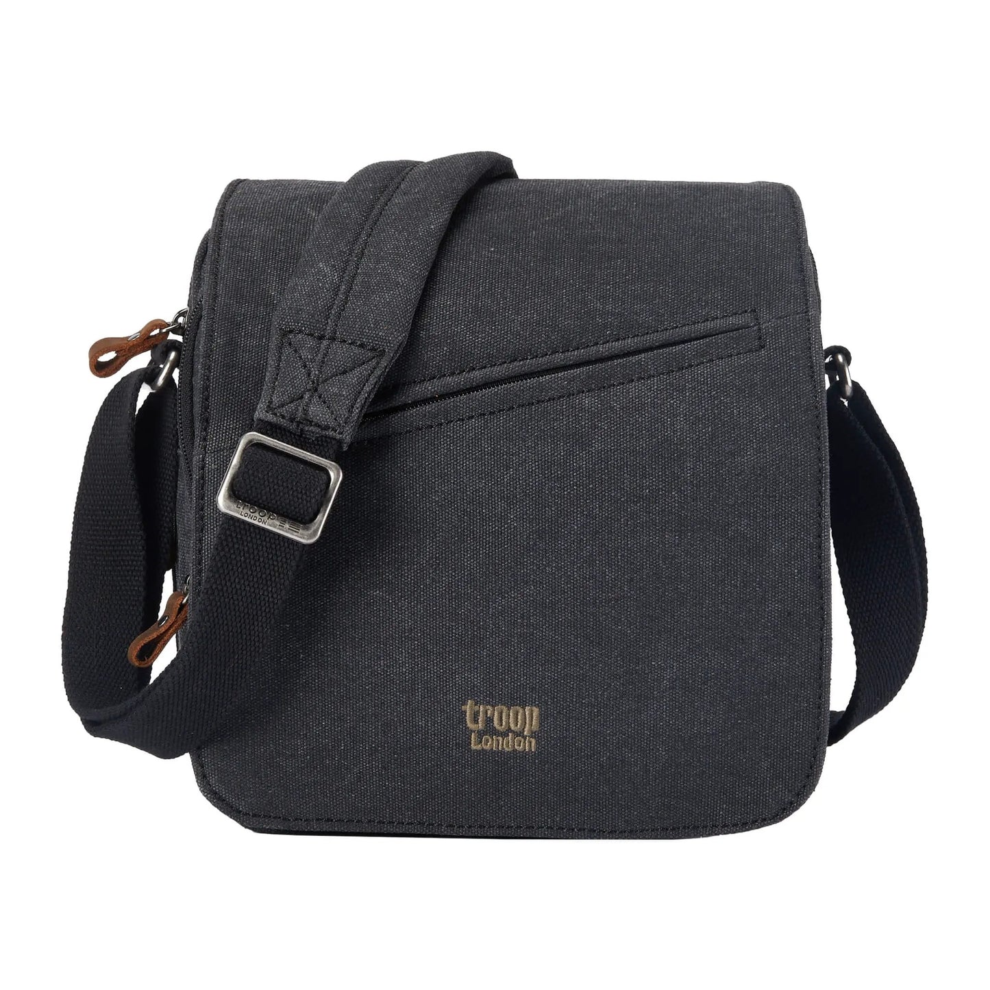 Canvas Flap Across Body Bag with Shoulder Pad | TRP0238 by Troop London