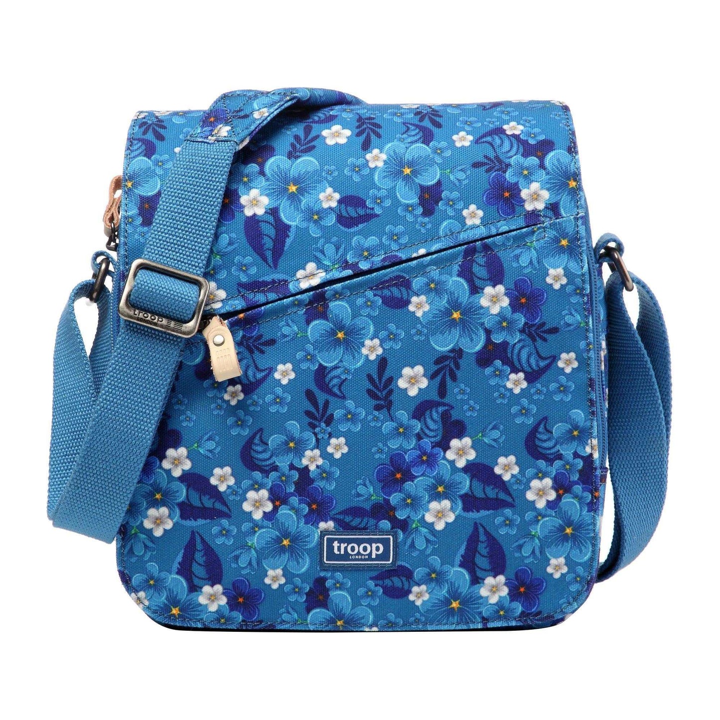 Canvas Flap Across Body Bag with Shoulder Pad | TRP0238 by Troop London