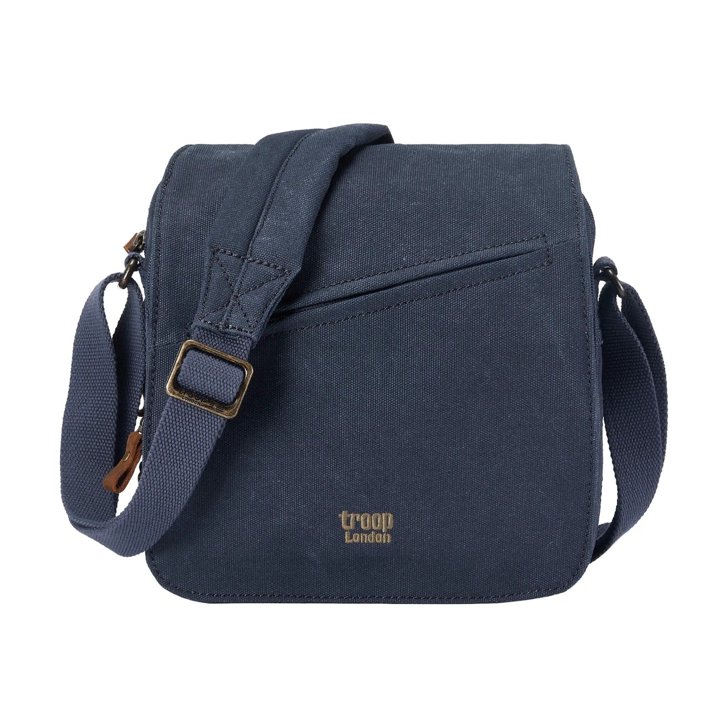 Canvas Flap Across Body Bag with Shoulder Pad | TRP0238 by Troop London
