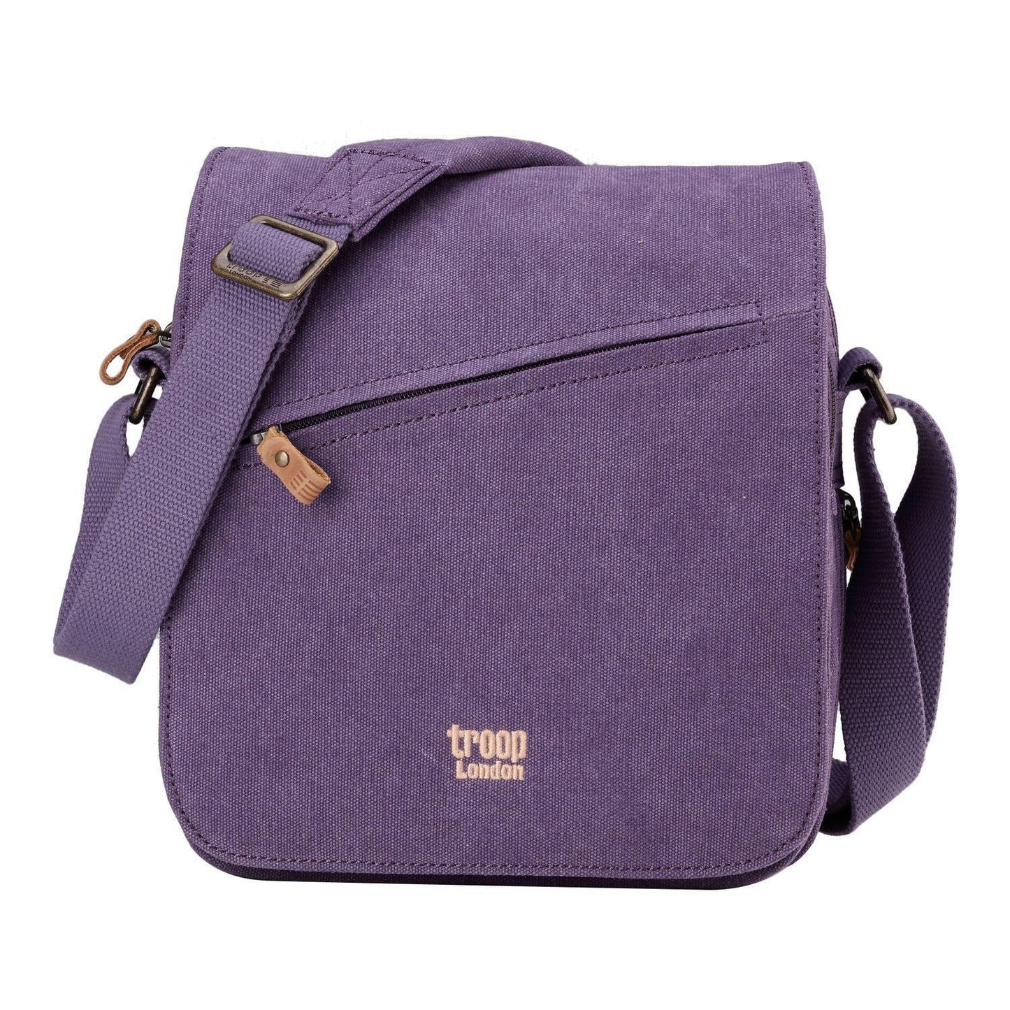 Canvas Flap Across Body Bag with Shoulder Pad | TRP0238 by Troop London