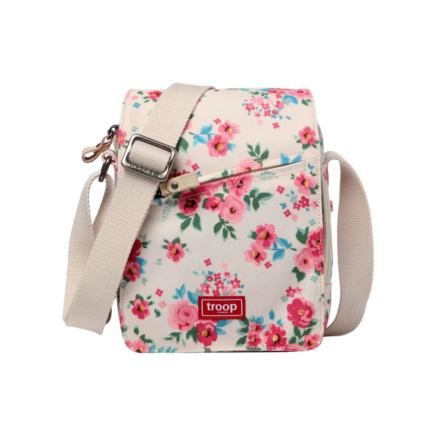 Canvas Flap Across Body Bag | TRP0239 by Troop London