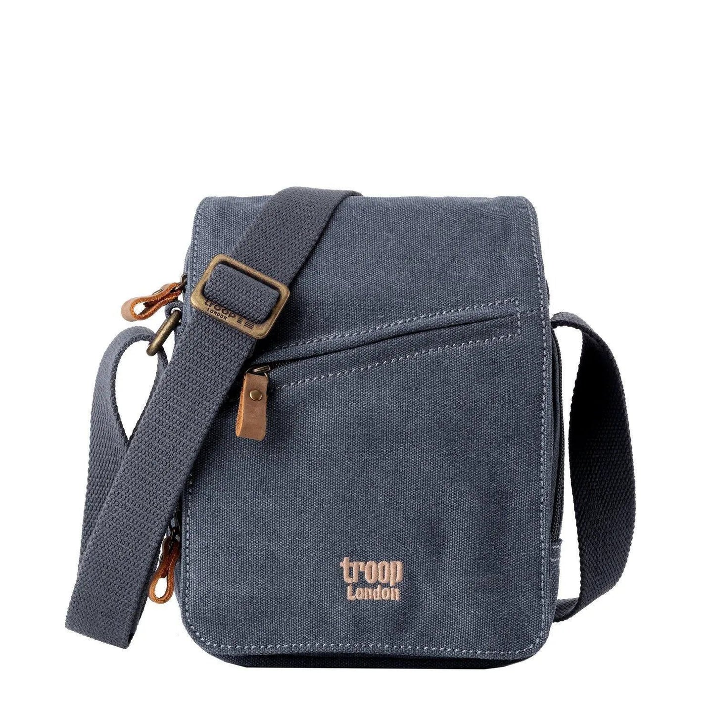 Canvas Flap Across Body Bag | TRP0239 by Troop London