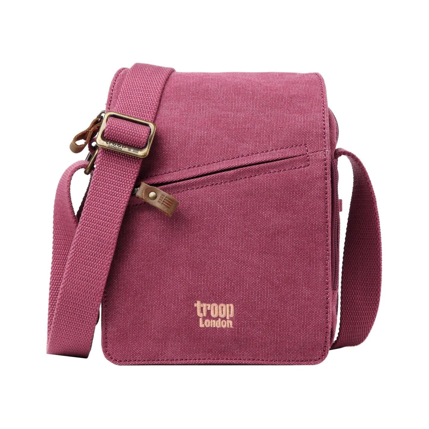 Canvas Flap Across Body Bag | TRP0239 by Troop London