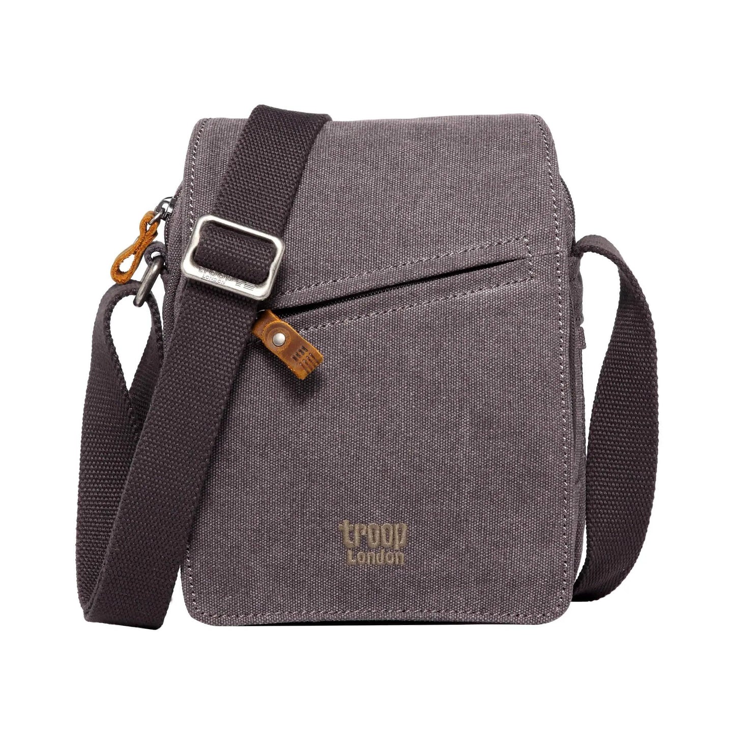 Canvas Flap Across Body Bag | TRP0239 by Troop London