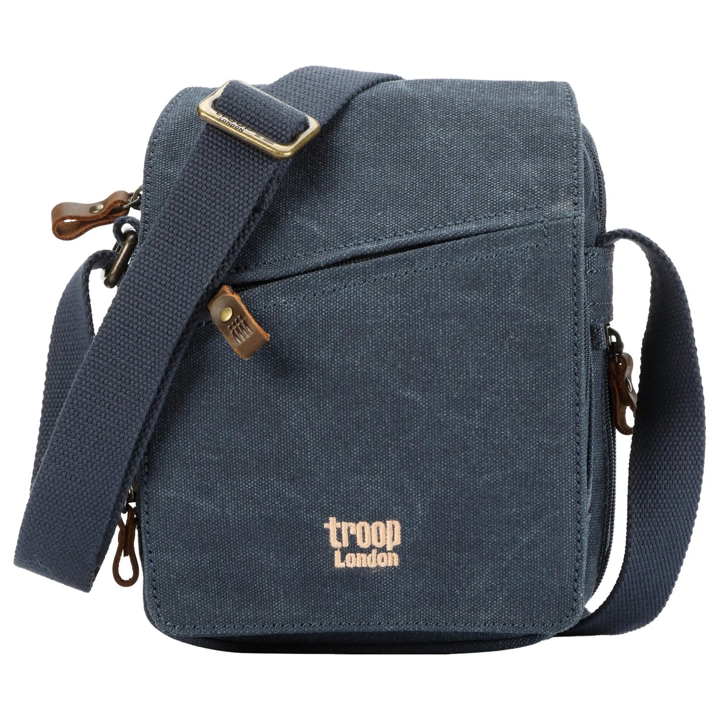 Canvas Flap Across Body Bag | TRP0239 by Troop London