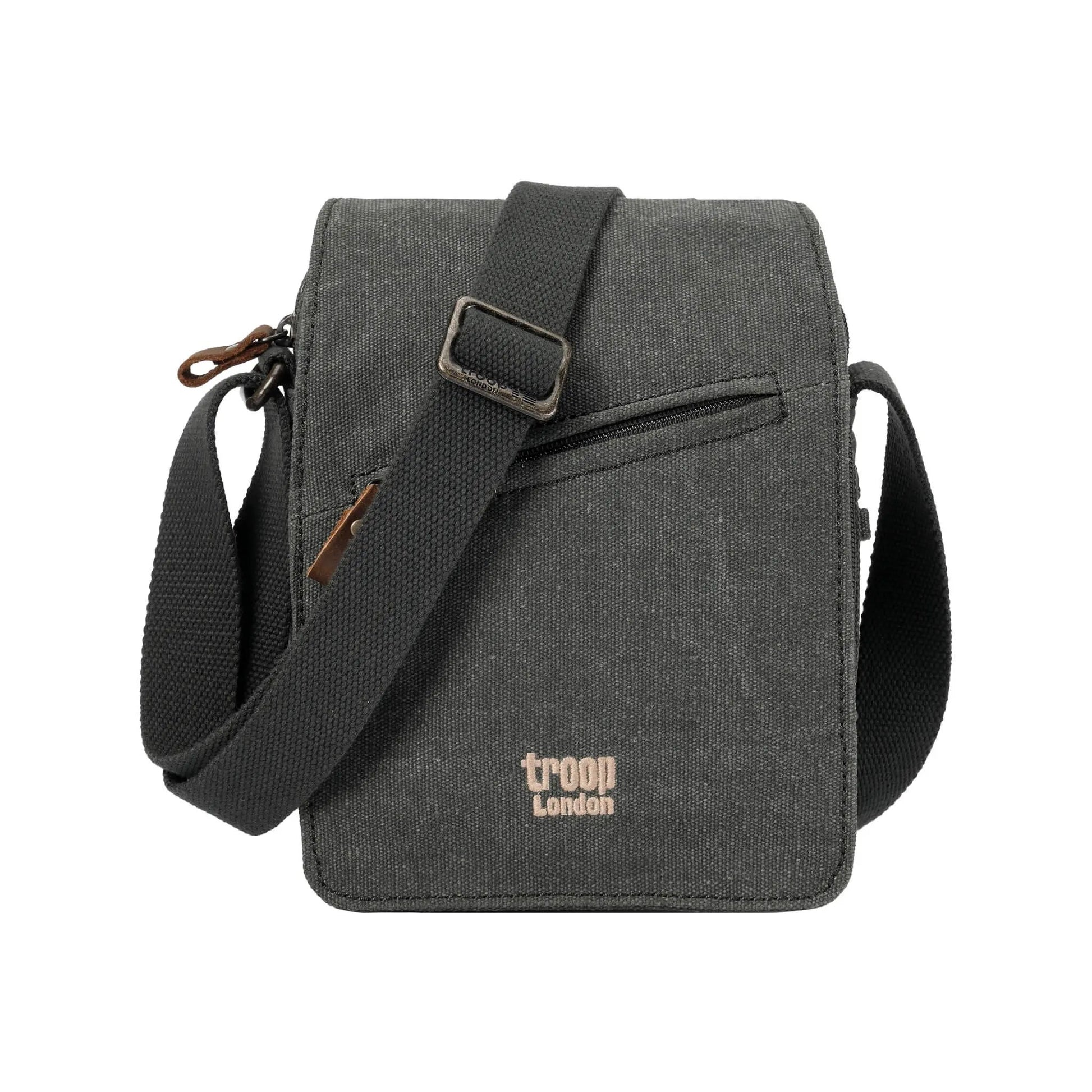 Canvas Flap Across Body Bag | TRP0239 by Troop London