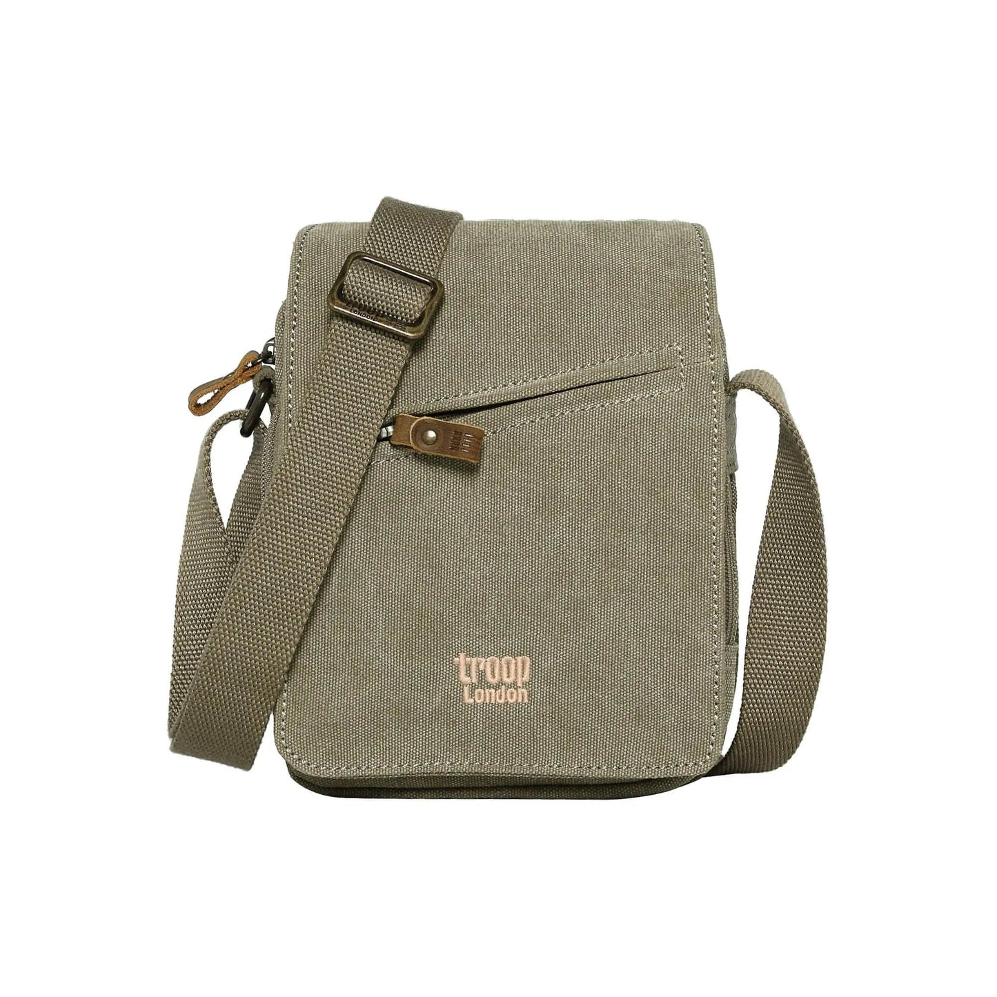 Canvas Flap Across Body Bag | TRP0239 by Troop London