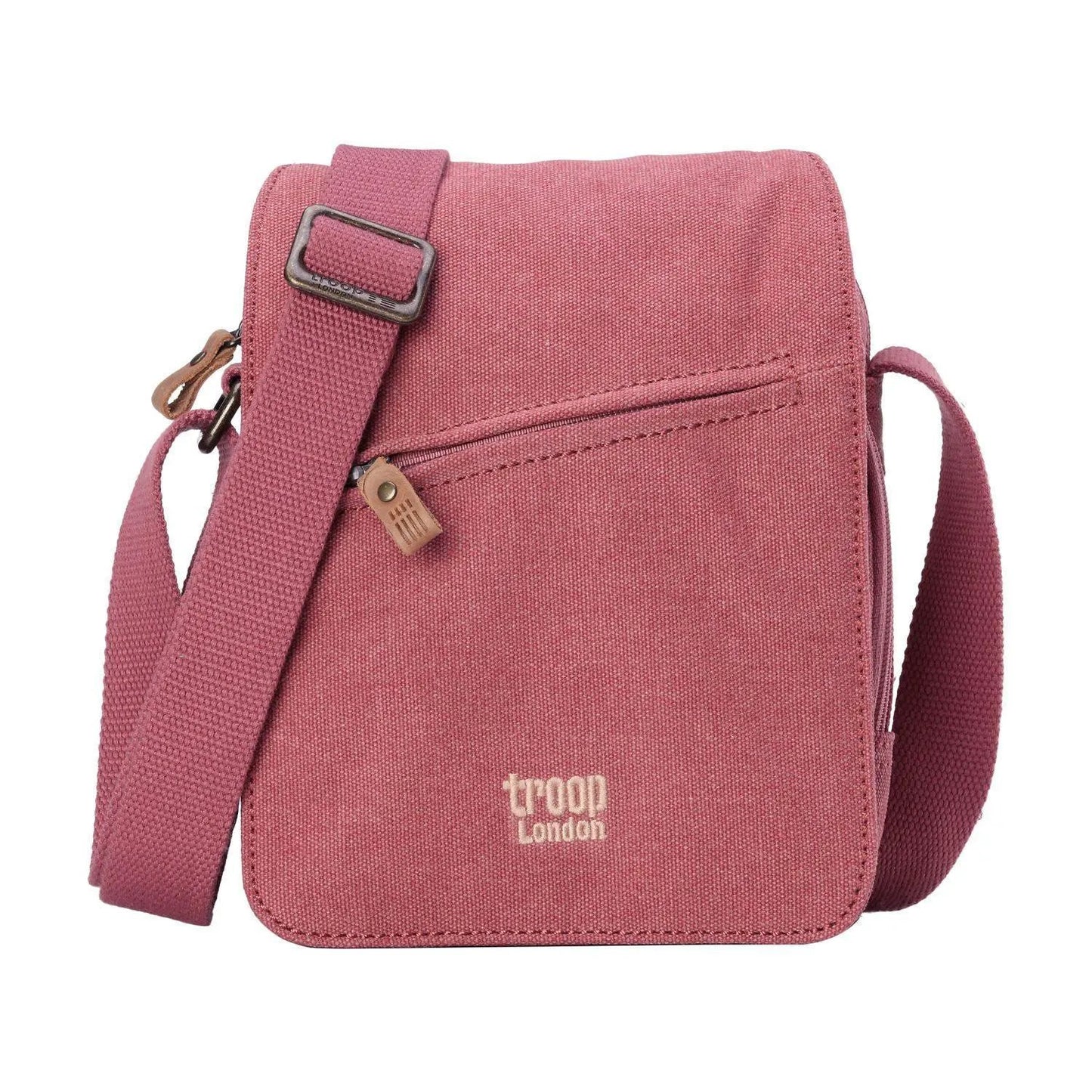 Canvas Flap Across Body Bag | TRP0239 by Troop London