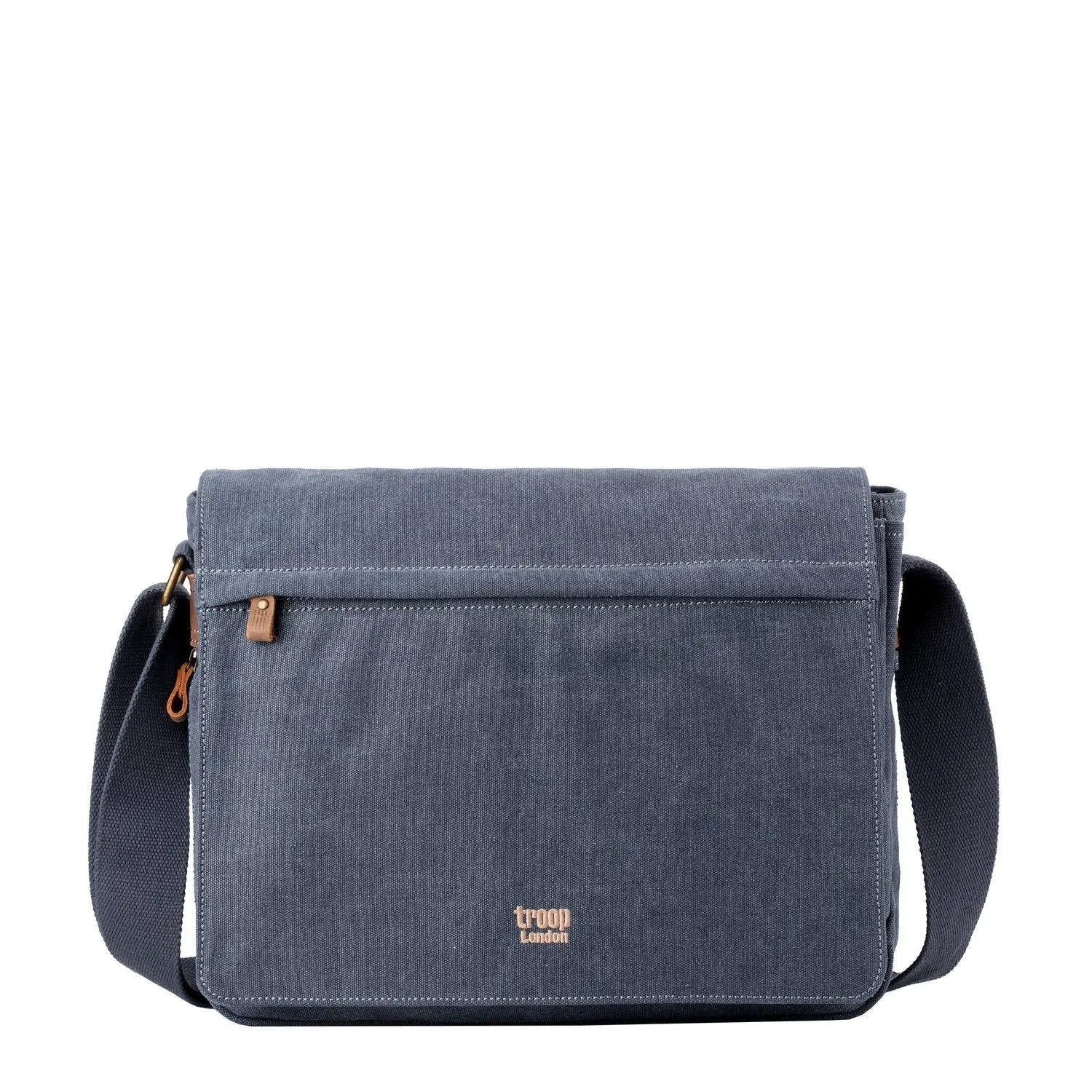 Canvas Laptop Messenger Bag 16.5 Inch | TRP0240 by Troop London