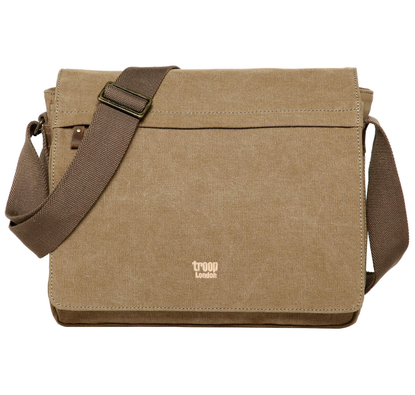 Canvas Laptop Messenger Bag 16.5 Inch | TRP0240 by Troop London