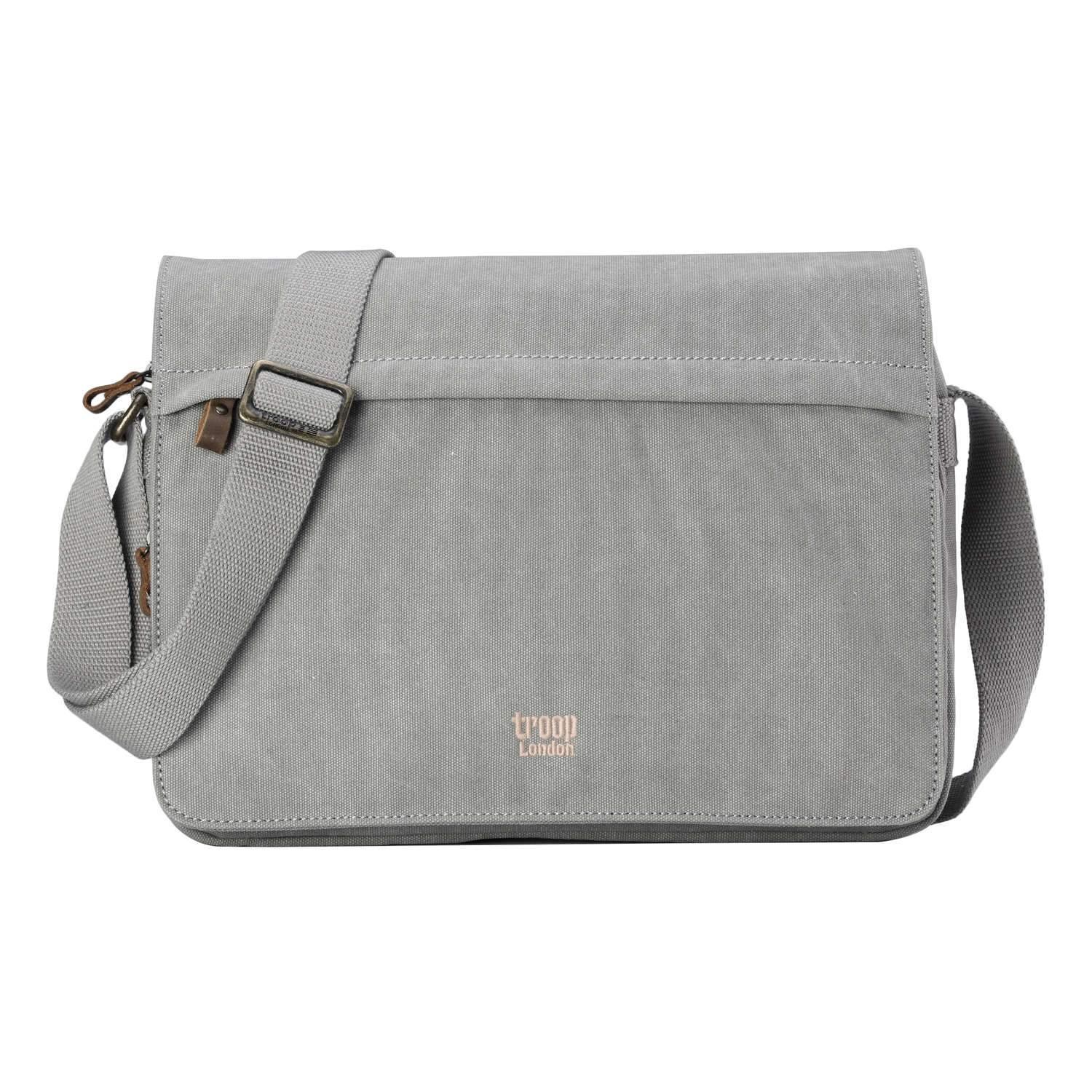 Classic Canvas Messenger Bag | TRP0241 by Troop London