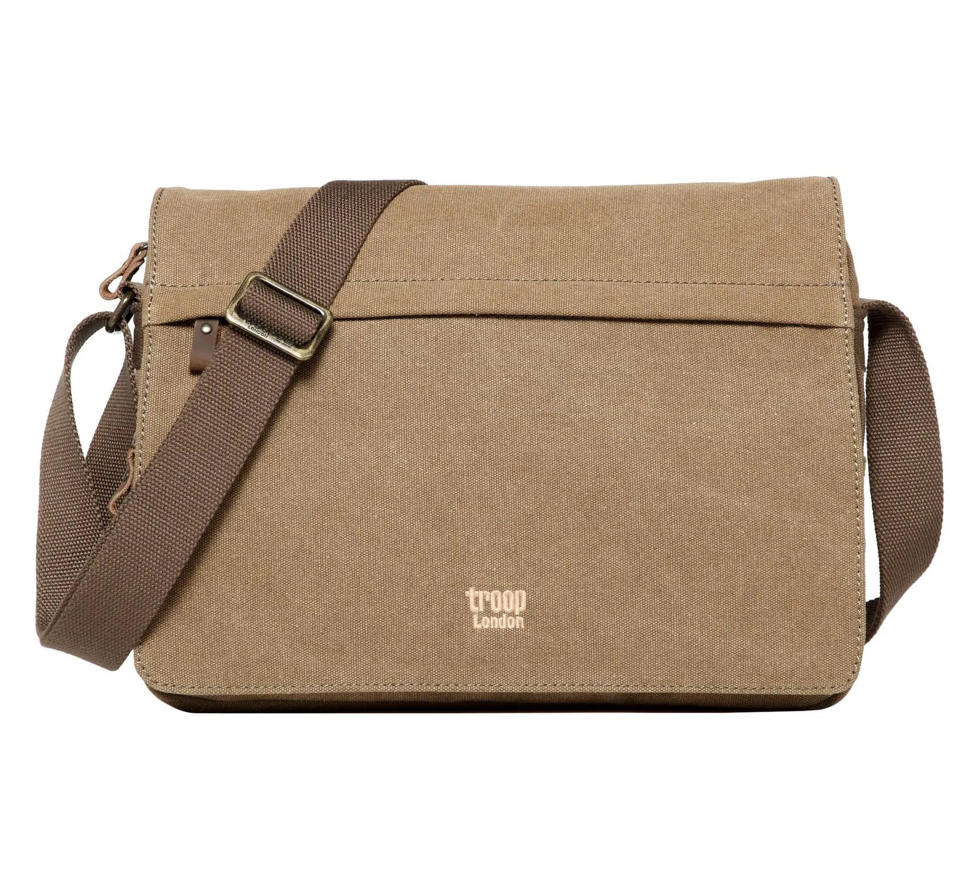 Classic Canvas Messenger Bag | TRP0241 by Troop London