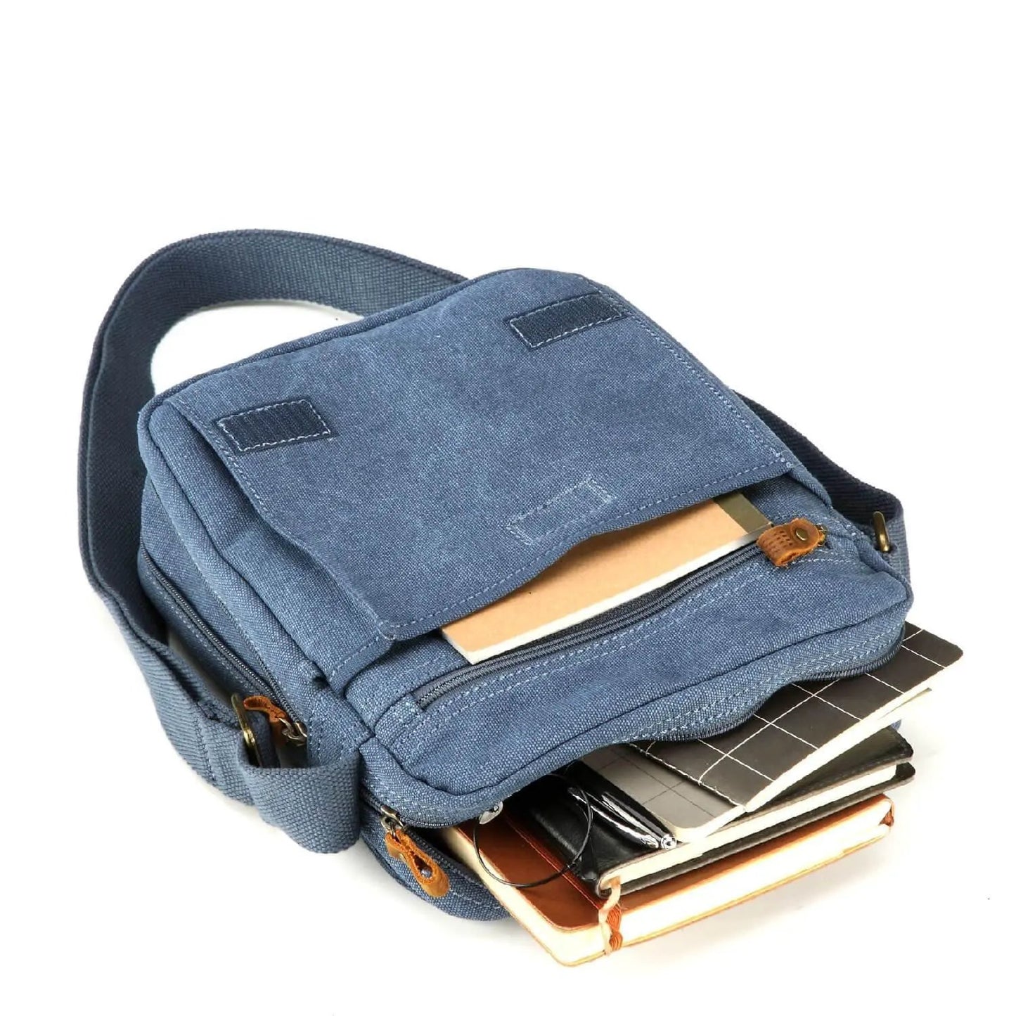 Canvas Across Body Bag with Organiser | TRP0242 by Troop London