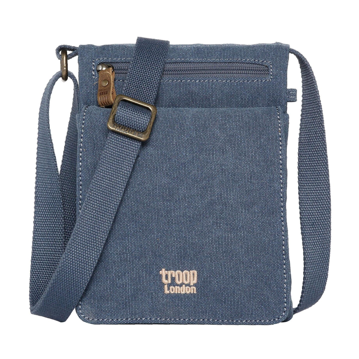 Mini Canvas Across Body Bag with Organiser | TRP0243 by Troop London