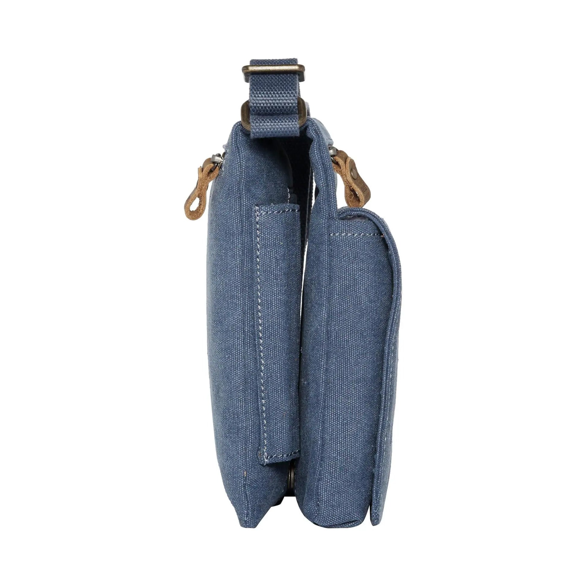 Mini Canvas Across Body Bag with Organiser | TRP0243 by Troop London