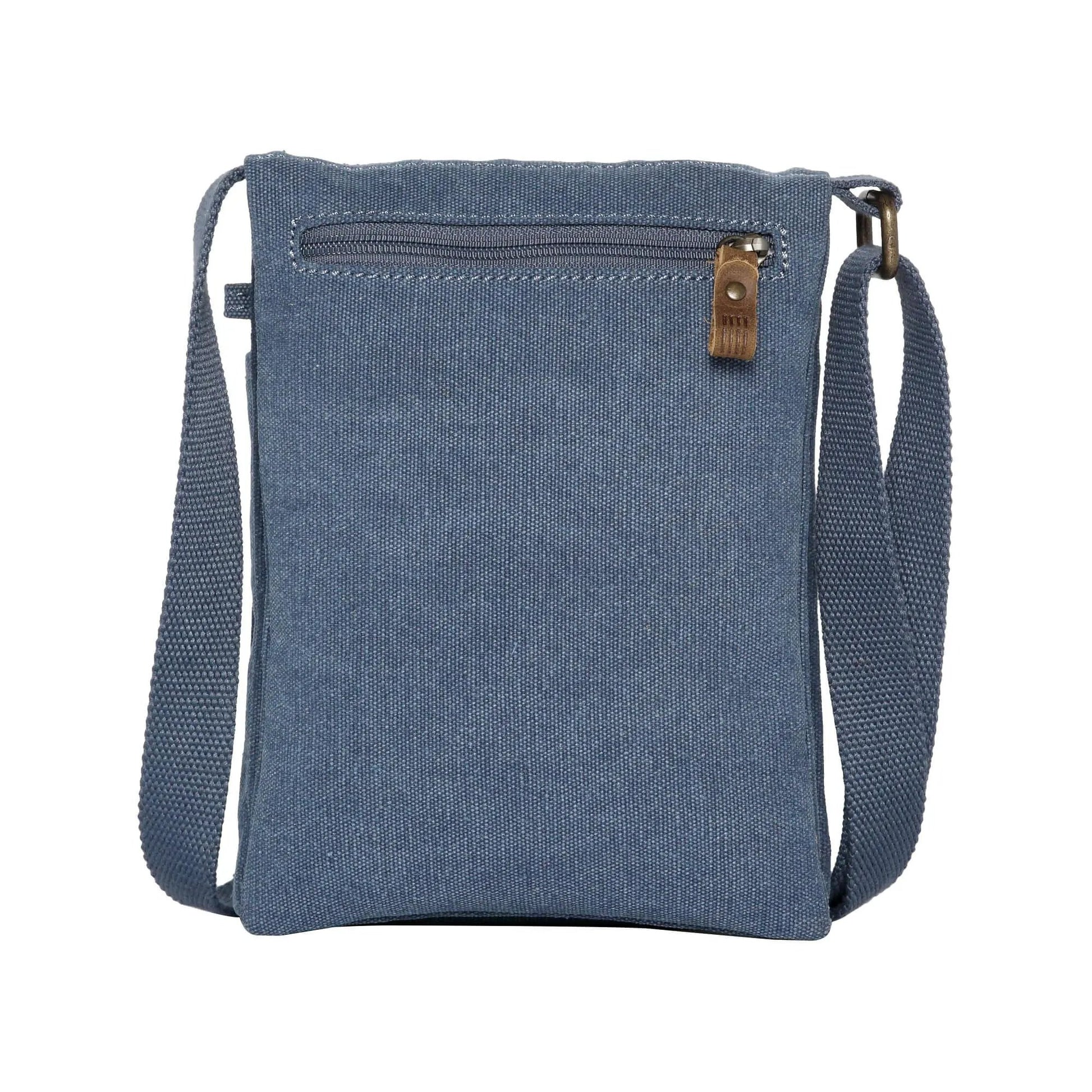 Mini Canvas Across Body Bag with Organiser | TRP0243 by Troop London