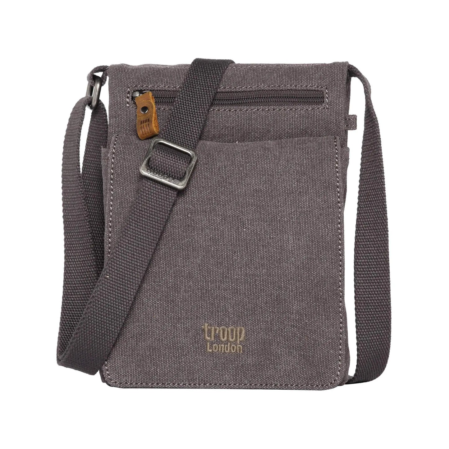 Mini Canvas Across Body Bag with Organiser | TRP0243 by Troop London