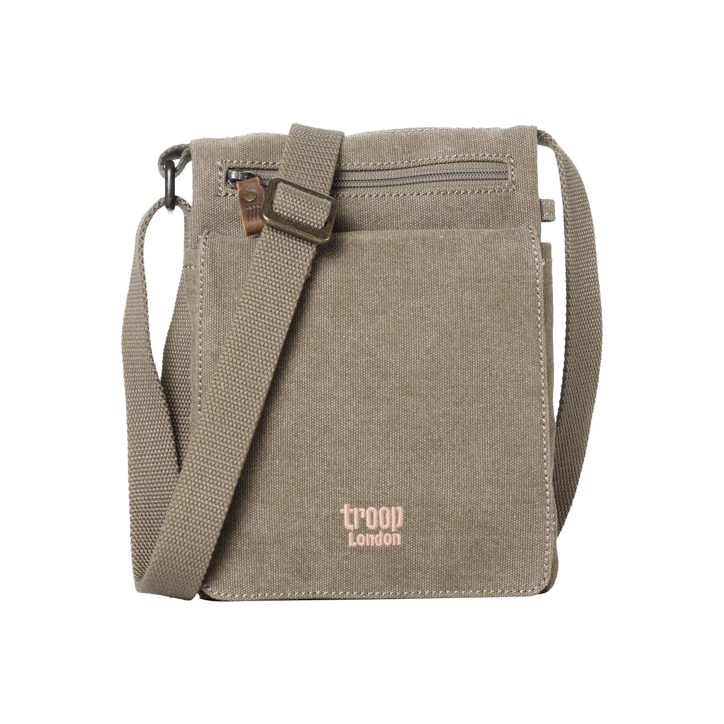 Mini Canvas Across Body Bag with Organiser | TRP0243 by Troop London