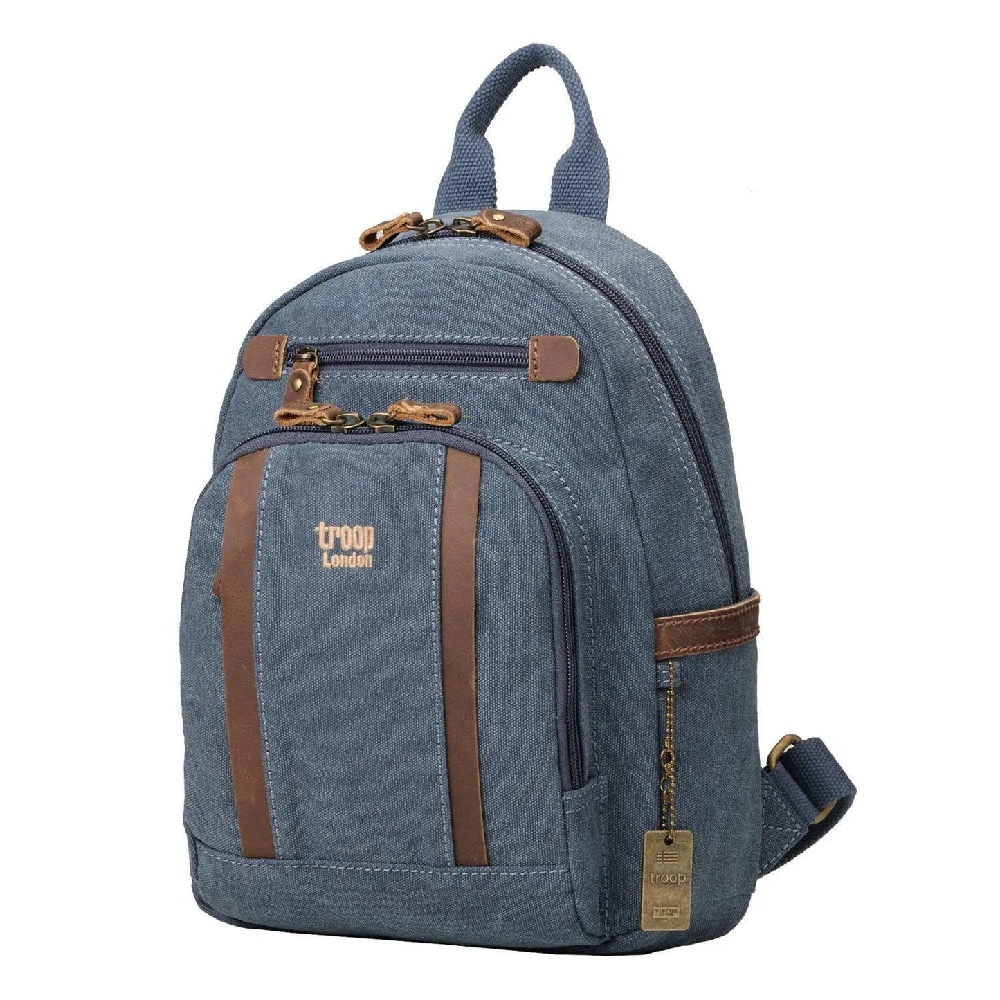 Small Canvas Backpack with Tablet Sleeve | TRP0255 by Troop London