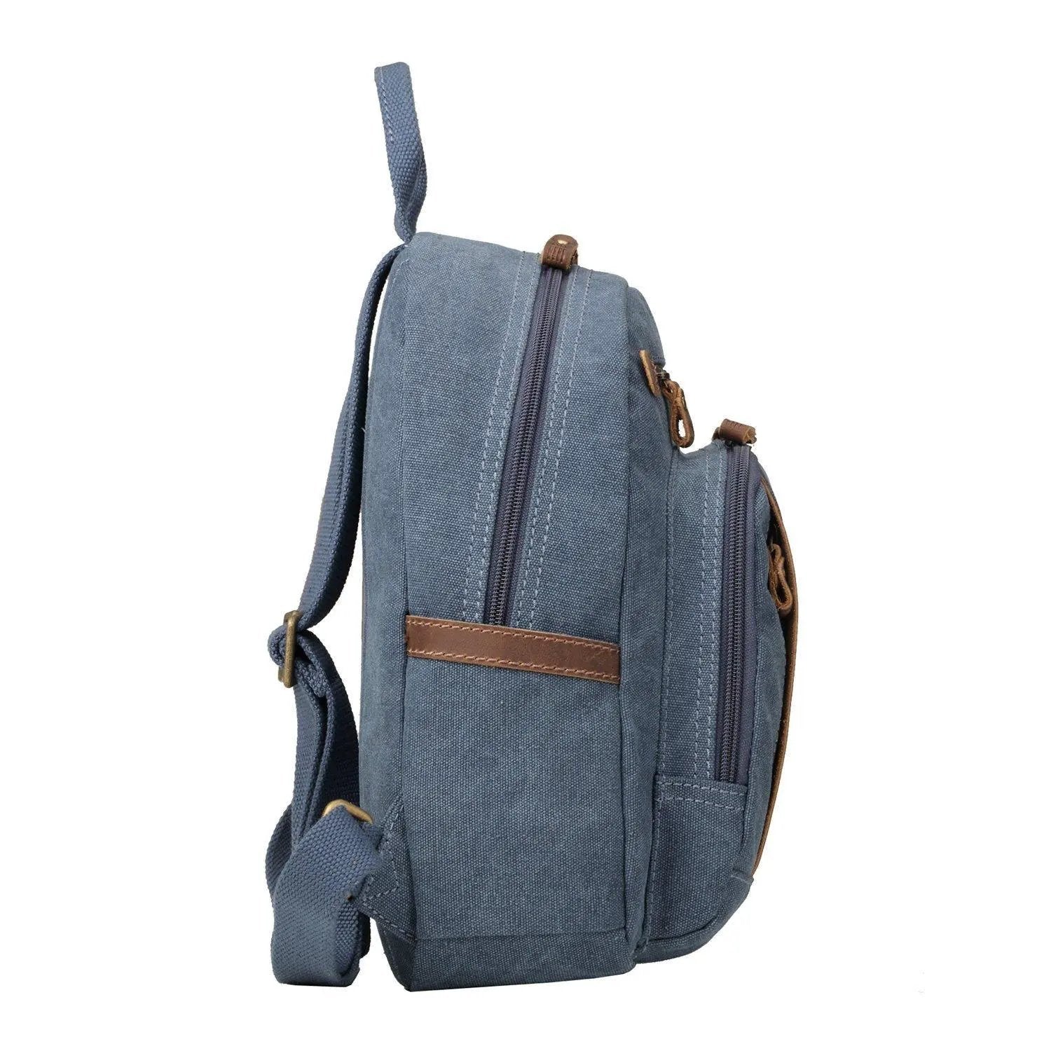 Small Canvas Backpack with Tablet Sleeve | TRP0255 by Troop London