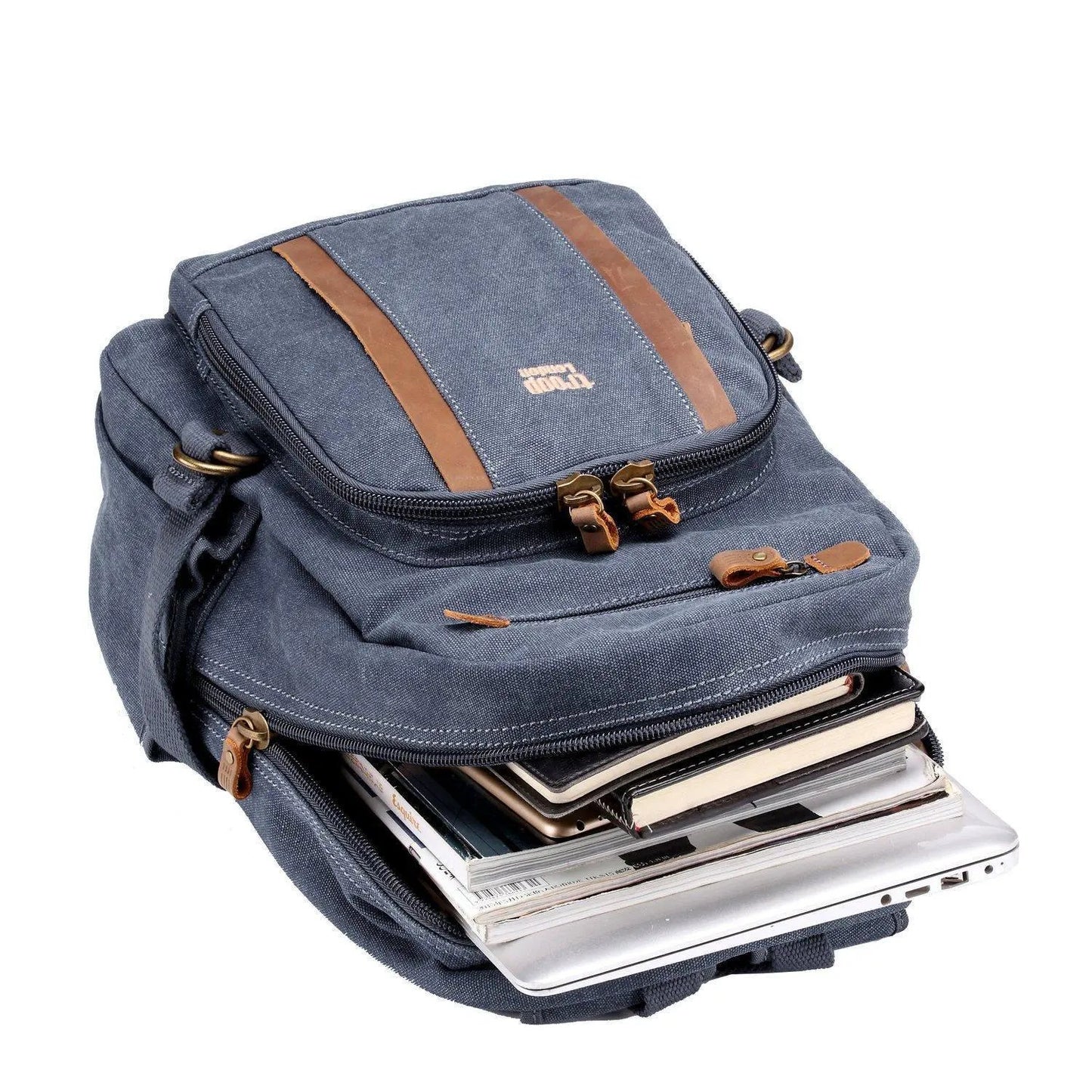 Medium Canvas Daypack | TRP0256 by Troop London