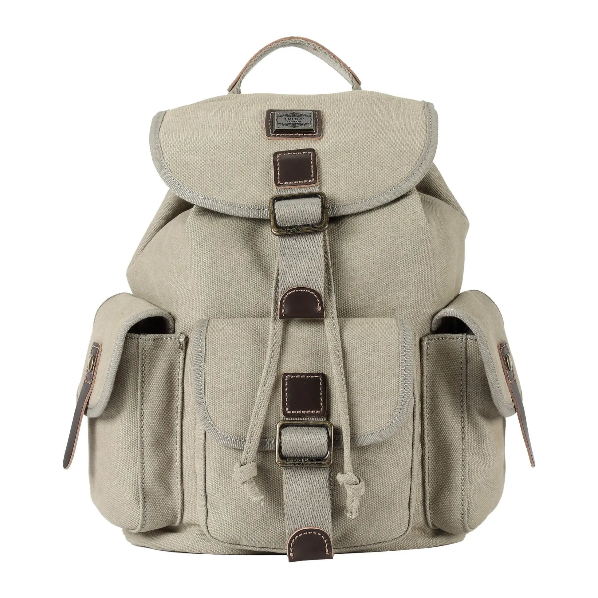 Classic Canvas Drawstring Backpack | TRP0269 by Troop London