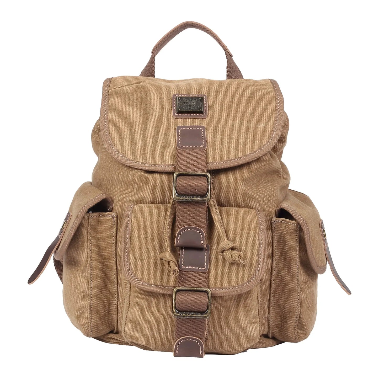 Classic Canvas Drawstring Backpack | TRP0269 by Troop London