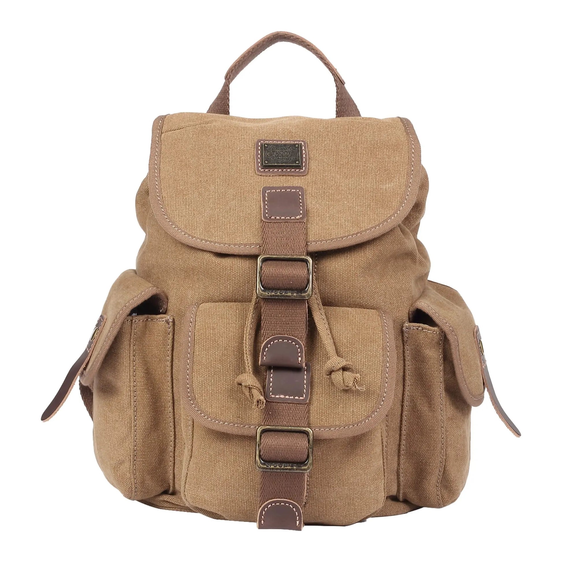 Classic Canvas Drawstring Backpack | TRP0269 by Troop London